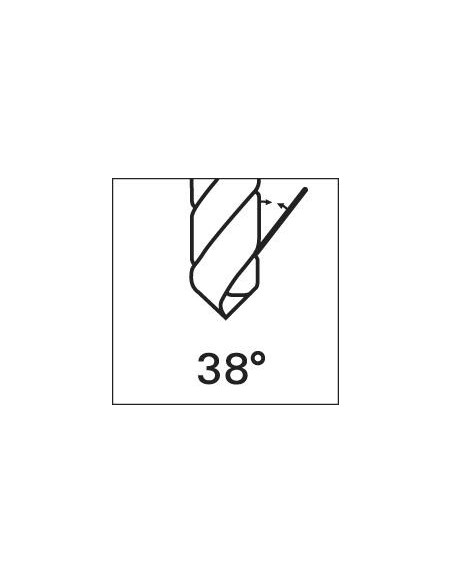 Broca espiral DIN338 HSSEtipo TF 8,60mm
