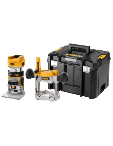 DCW604NT-XJ - Fresadora Combo sin escobillas XR 18V sin batería/ cargador