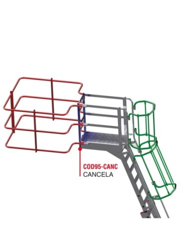 COD95-CANC | Cancela de seguridad para escalera acceso a camiones
