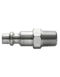 CONECTOR RÁPIDO PARA AIRE Ø 1/4, PERFIL ISO 6150 B12, MACHO A 3/8 BSPT