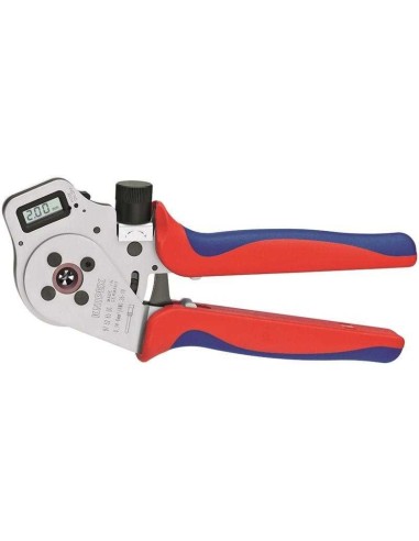 Crimpadora de 4 mandriles para terminales girados con fundas multicomponentes cromado 250 mm KNIPEX 97 52 65 DG A
