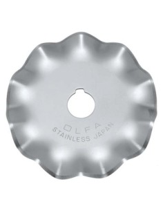 Cuchilla circular de 45 mm con forma de onda