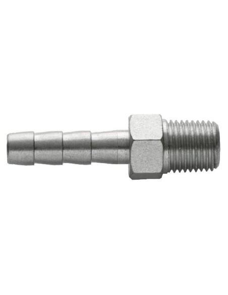 ADAPTADOR PARA AIRE, 1/4 BSPT (M) - ESPIGA 8 MM