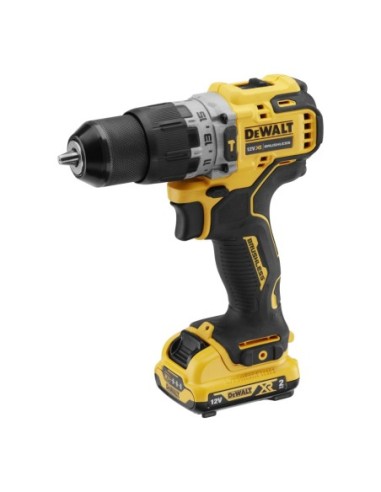 DCD706D2-QW Taladro Percutor sin escobillas XR 12V Li-Ion 2Ah