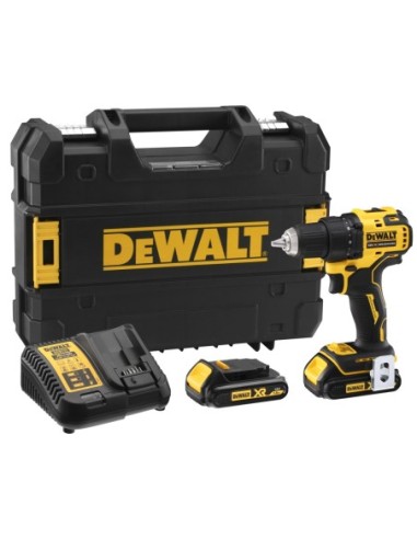 DCD708S2T-QW - Taladro Atornillador sin escobillas 18V con 2 baterías Li-Ion 1,5Ah
