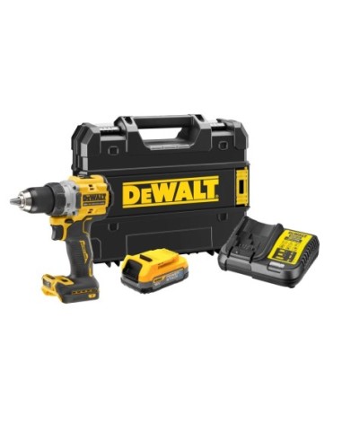 DCD800E2T-QW Taladro Atornillador compacto sin escobillas XR 18V POWERSTACK