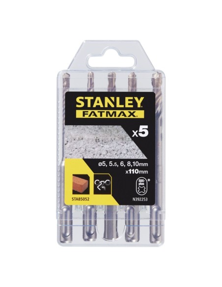 Estuche plástico con 5 brocas SDS-Plus FATMAX