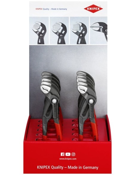 Expositor para mostrador 10 piezas KNIPEX 00 18 01 V18