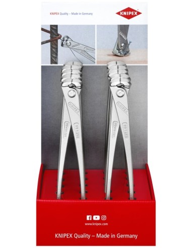 Expositor para mostrador 10 piezas KNIPEX 00 18 01 V23