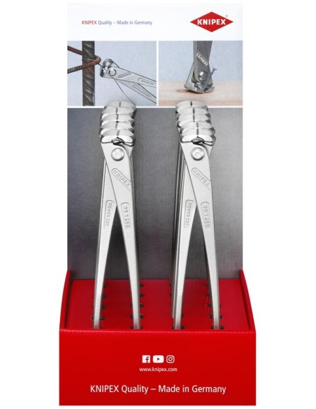 Expositor para mostrador 10 piezas KNIPEX 00 18 01 V23