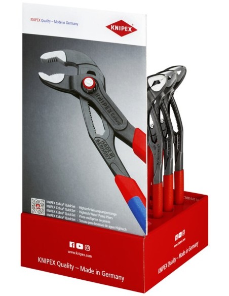 Expositor para mostrador 10 piezas KNIPEX 00 18 01 V25