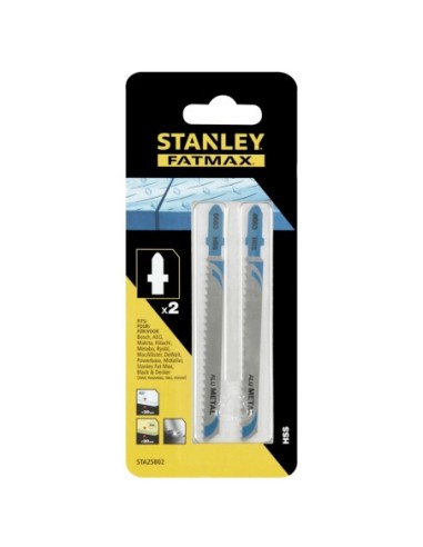 2 hojas HSS. Para cortes rápidos de aluminio y plástico