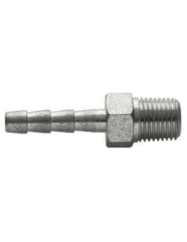 ADAPTADOR PARA AIRE, 1/4 BSPT (M) - ESPIGA 6 MM