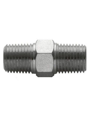 ADAPTADOR PARA AIRE, 1/4 BSPT (M) - 1/4 BSPT (M)