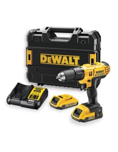DCD776D2T-QW - Taladro Percutor XR 18V Con 2 baterías Li-Ion 2Ah y maletín TSTAK