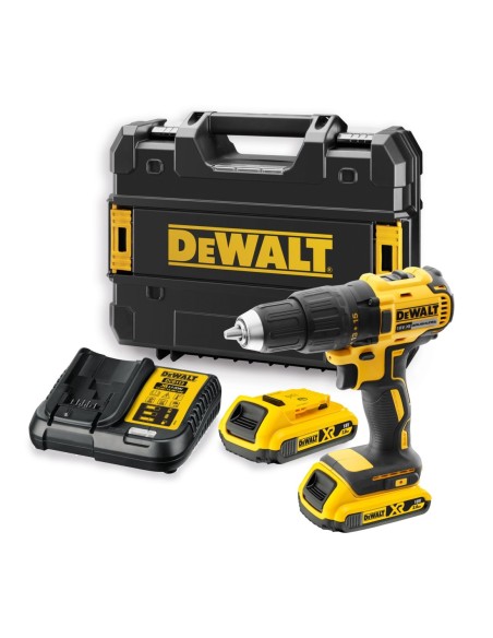 DCD777D2T-QW - Taladro Atornillador sin escobillas XR 18V 13mm con batería Li-Ion 2,0Ah y maletín