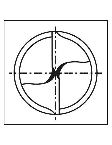 Broca espiral DIN345 HSS rectificada tipo N vástago CM 12,75mm