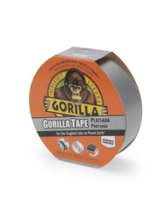 CINTA AMERICANA REFORZADA GORILLA TAPE PLATA 32M x 48MM