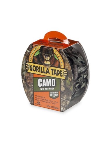 CINTA DE CAMUFLAJE REFORZADA GORILLA 8,2 m x 48 MM