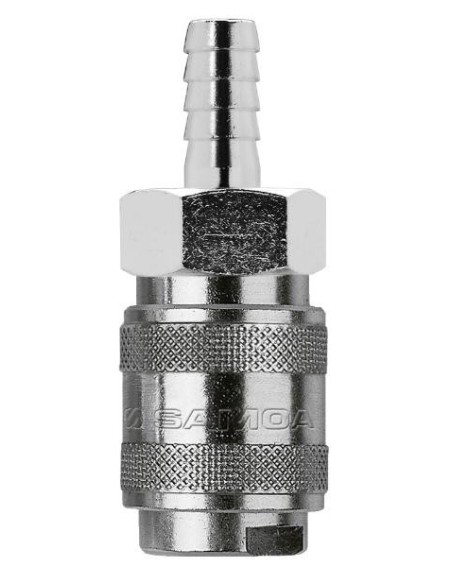 ENCHUFE RÁPIDO ESTÁNDAR PARA AIRE Ø 1/4, ESPIGA A MANGUERA DE 8 MM