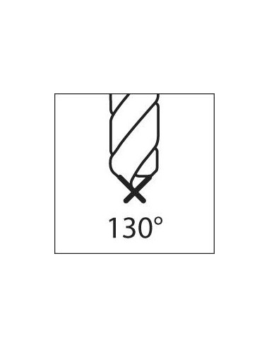 Broca espiral DIN340 HSSErectificada tipo TF 3mm