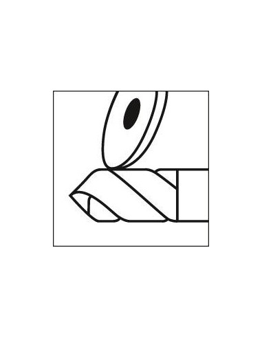Broca espiral DIN345 HSSEtipo INOX FORMA C CM1 19mm