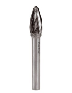 Fresas metal duro Alu forma F - RBF Arco completo 2