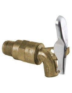 GRIFO PARA DESCARGA DE BIDONES POR GRAVEDAD, METAL, 3/4 BSP (M)