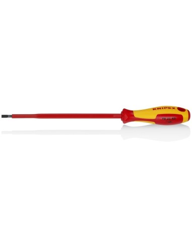 Destornilladores para tornillos planos mango aislante en dos componentes, según norma VDE bruñido 287 mm KNIPEX 98 21 45