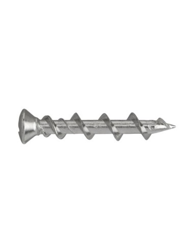 DFM424015P - 100x Anclaje de cabeza avellanada para fijación en pared CSK ( Plateado )