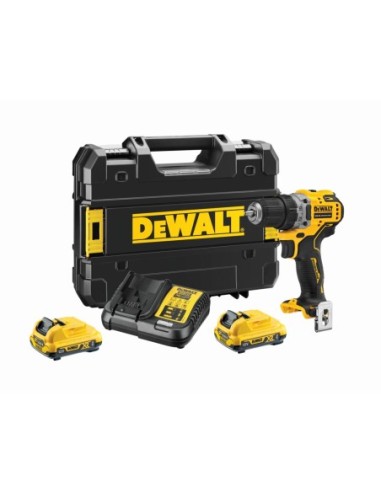 DCD701D2-QW Taladro Atornillador sin escobillas XR 12V Li-Ion 2Ah