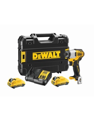 DCF801D2-QW Atornillador de Impacto sin escobillas XR 12V Li-Ion 2Ah