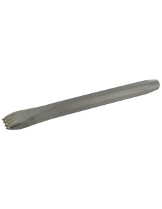 Gradina con dientes de metal duro puntiagudos