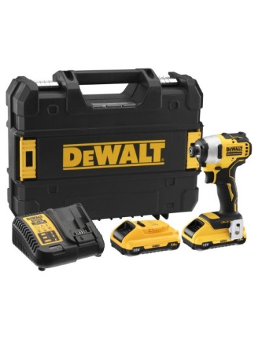 DCF809L2T-QW - Atornillador de Impacto sin escobillas 18V con 2 baterías Li-Ion 3,0Ah