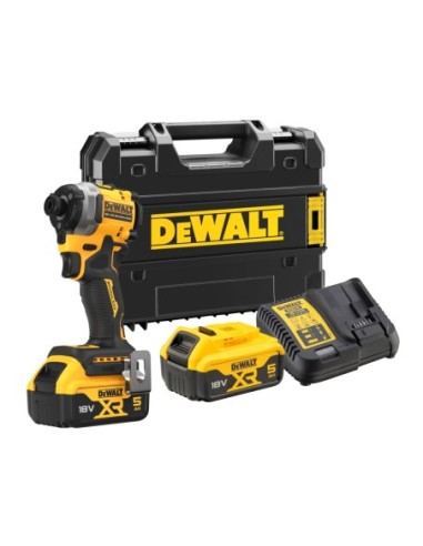 DCF850P2T-QW Atornillador Impacto compacto sin escobillas XR 18V Li-Ion 5Ah 1/4