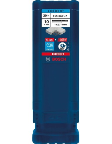 Broca percut. SDS-plus 7x10x150x215mm 30St EXPERT Bosch