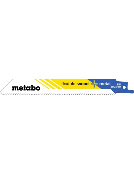 2 hojas para sierras de sable flexible wood + metal 150 x 0,9 mm (631094000)