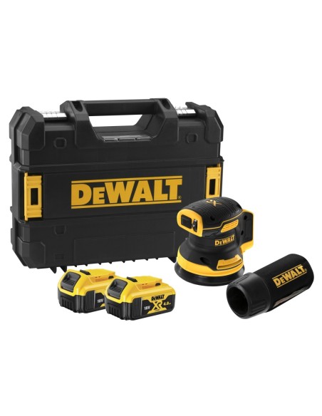 DCW210P2-QW - Lijadora Rotorbital sin escobillas XR 18V con 2 baterías Li-Ion 5,0Ah