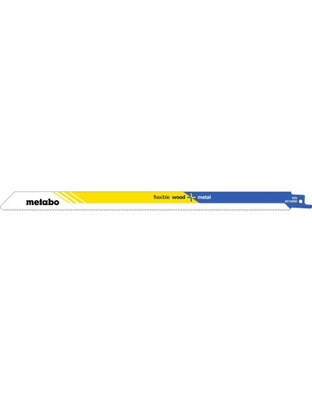 2 hojas para sierras de sable flexible wood + metal 300 x 0,9 mm (631125000)
