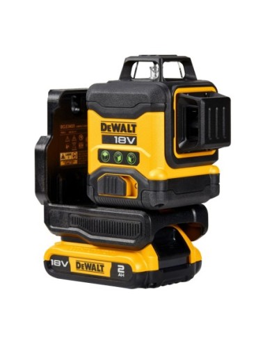 DCLE34031D1-QW Nivel láser autonivelante verde de 3 líneas 360° 18V XR