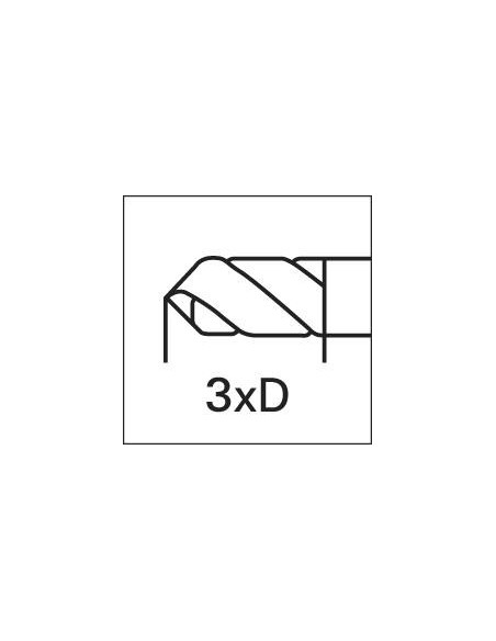 Broca corta HSS DIN1897N 11,2mm 135G tipo N 2,5xD A02211.2 TiN pnta Dormer