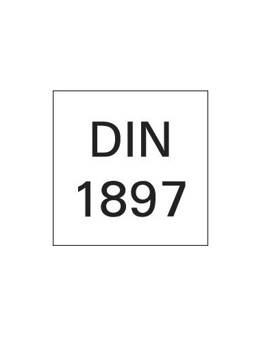 Broca corta HSS DIN1897N 2,5mm 135G tipo N 2,5xD A0222.5 TiN pnta Dormer