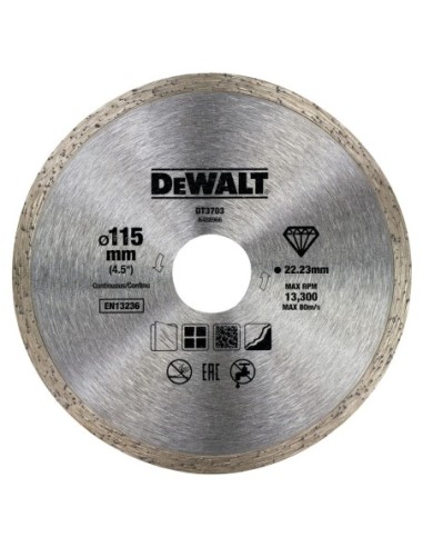 DT3703-QZ - Disco de diamante 115x22.2mm
