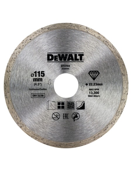DT3703-QZ - Disco de diamante 115x22.2mm