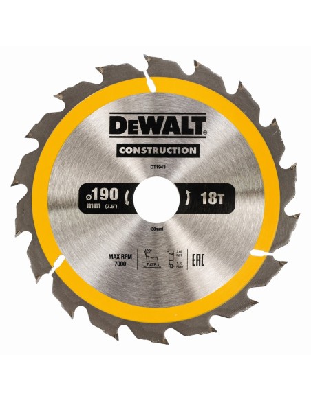 DT1943-QZ - Hoja para construcción 190x30mm 18T (AC)