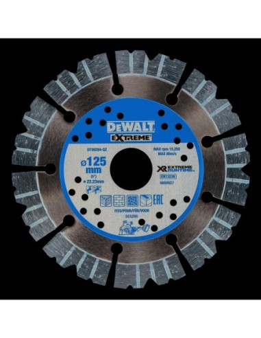 DT90294-QZ Hoja de diamante EXTREME RUNTIME 125mm