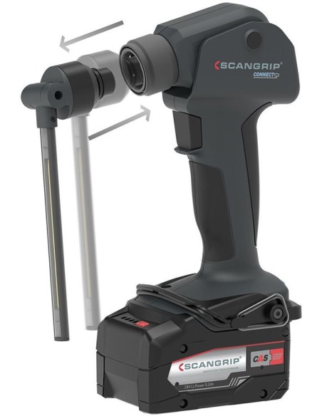 Pieza sobrepuesta intercambiable Flex 375-750lumenpara MULTILIGHT SCANGRIP