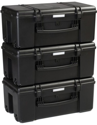 Caja transporte MUB 78 780x410x330mm con ruedas GT LINE