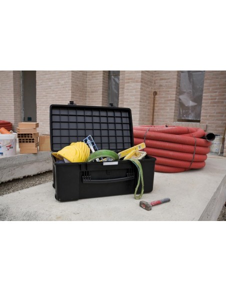 Caja transporte MUB 78 780x410x330mm con ruedas GT LINE