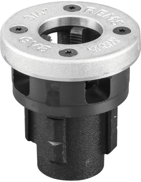Cabezal de corte de cambio rápido R 3/4 Rems rosca de tubo R cón. dchaISO 7-1, EN 10226 Rems